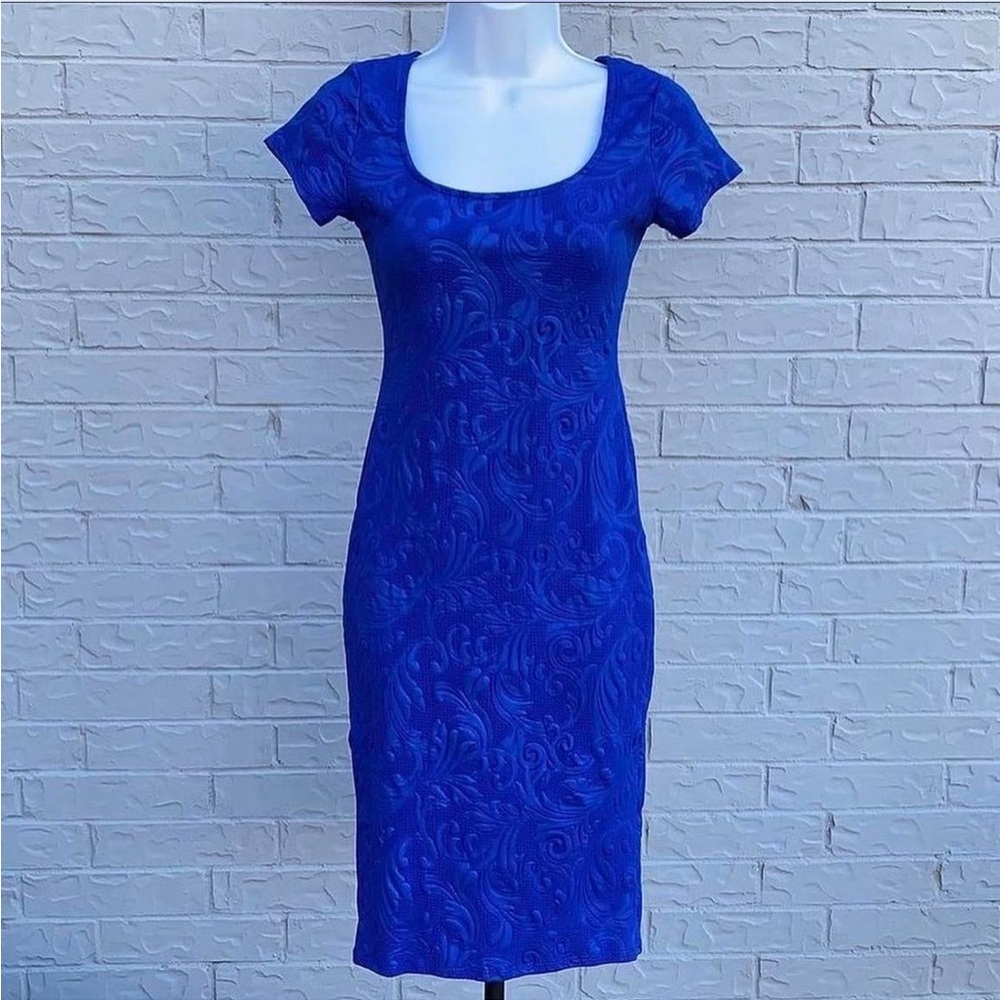 Elegant Blue Women's Dress